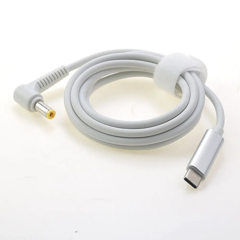 

USB-C To 5525mm 65W Cable 3.25A1.5m Power Supply Adapter Cable Type-C Male Head To DC 5.5*2.5MM PD Notebook Fast Charging Cable
