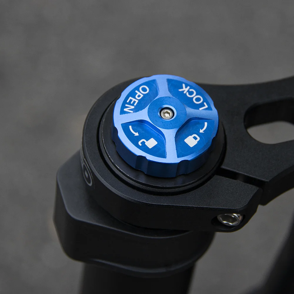 BOLANY Elektrofahrrad-Luftfederung, 15 x 150 mm, Dämpfungsgabel, 160 mm Steckachse, umgekehrte Gabel, Schulter, konischer Rückprall, verstellbar – Detail 21