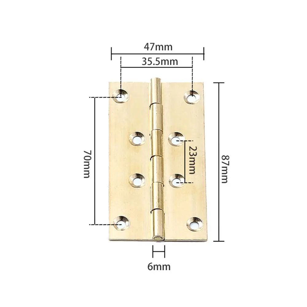 Description Picture 5 of itemWindow Accessories Door Hinges 3.5inch Mute Cross Hinge Brass Multilayer Plating Furniture Hardware Cabinet Cupboard Window Door