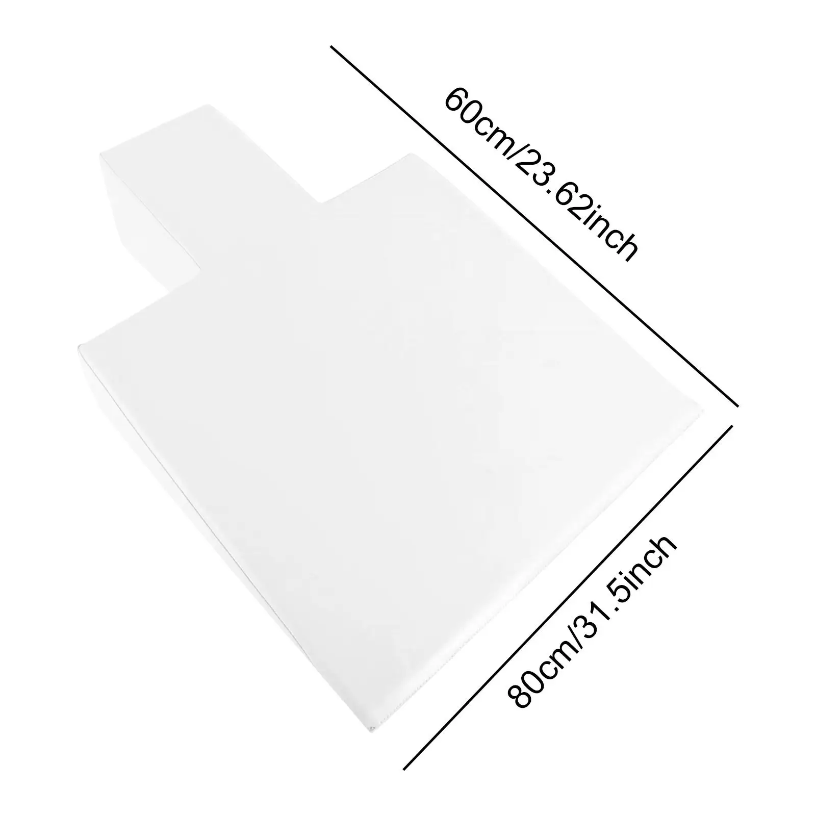 Wedge Block for Pilates Reformer Machine, Raises Block Upholstered Wedge for Balance Fitness Training Stretching Muscle Building Wedge Block for Pilates Reformer Machine, Raises Block Upholstered Wedge for Balance Fitness Training Stretching Muscle Building