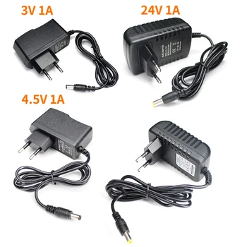 AC/DC 3V 4.5V 5V 6V 8.5V 12V 13V อะแดปเตอร์แหล่งจ่ายไฟ 220V To 12V 1A หลอดไฟ 24V 1A Universal Charger แหล่ง SMPS 1