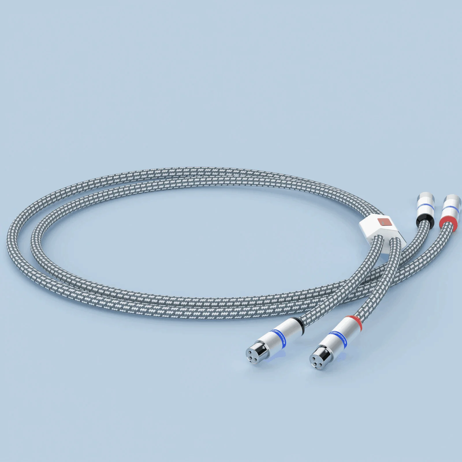 Monosaudio Audiophiles RCA-Kabel, 99,998 % OFC-Kupfer-Verbindungskabel mit rhodinierten XLR/RCA-Anschlüssen, Audiokabel – Detail 5