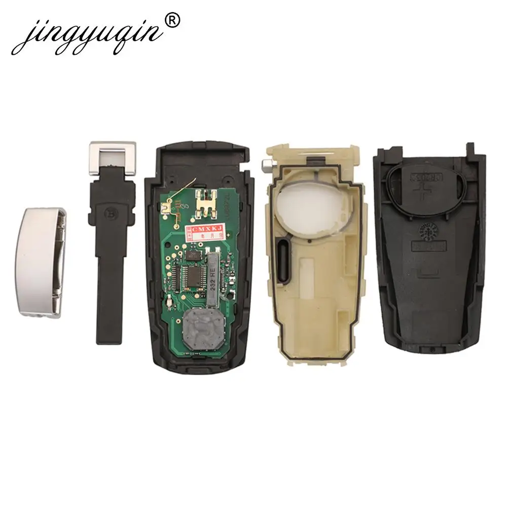 Jingyuqin KeylessGo 3C0 959 752 BG 스마트 원격 자동차 키 Fob 433MHz ID46-7936 VW 폭스 바겐 Passat CC 2005-2014 3C0959752BG
