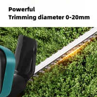 21V Cordless Electric Hedge Trimmer Dual-Blade Garden Trimmer Tea Tree Hedge Trimmer Pruning Saw Lawn Yard Mower 2