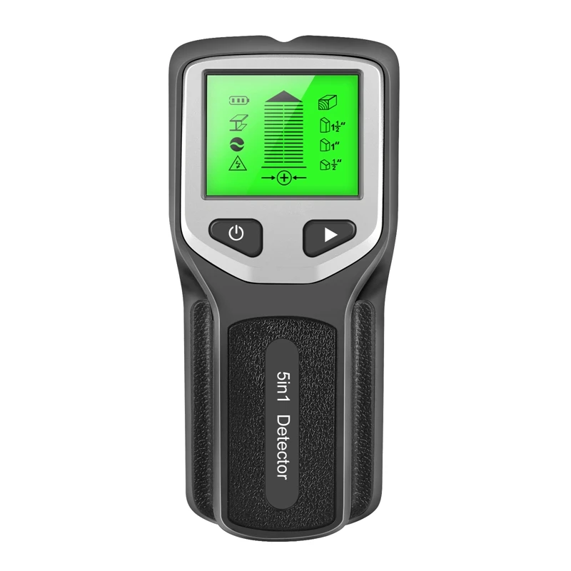 5-In-1 Studs Metal Detector Wall Scanner AC Wood Finder Cable Wires Depth Tracker Electric Box Finder Wall Detector Durable B