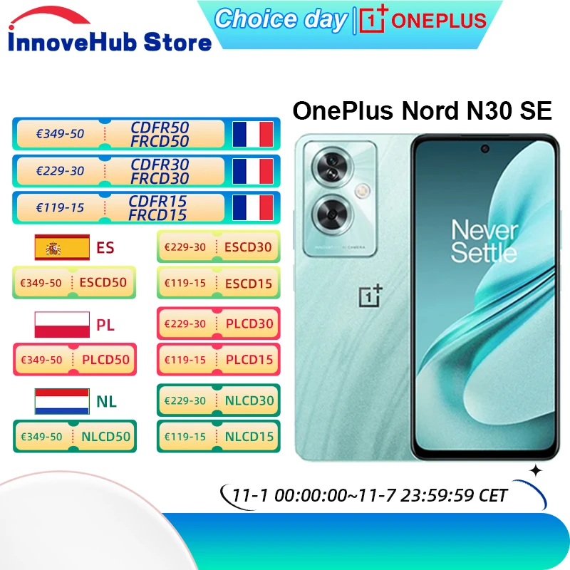 Wersja globalna OnePlus Nord N30 SE z EU za $128.71 / ~525zł