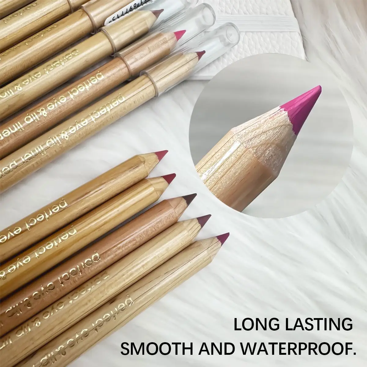12 lipstick pens, nude pink lipstick pens, waterproof, durable, matte, three-dimensional lipstick, moisturizing lipliner makeup 2