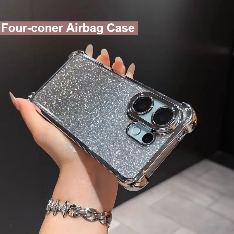 Fashion Glitter Shockproof Phone Case with Coner-Airbag Protection