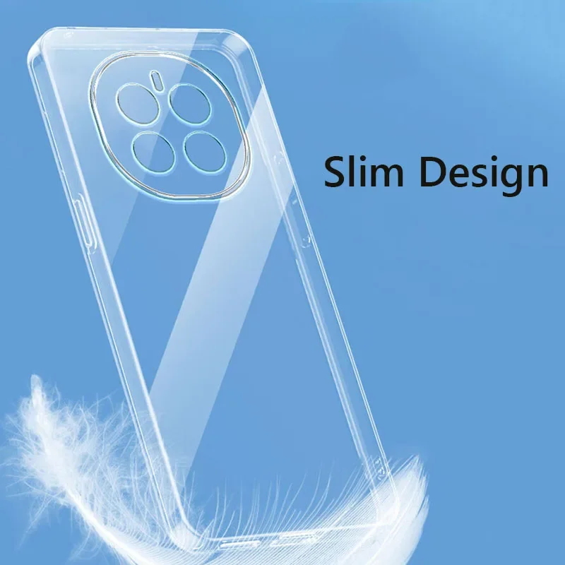 Clear Transparent Soft TPU Phone Case - Simple Slim Design