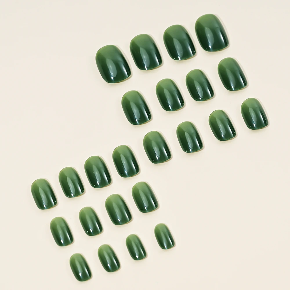 576 Stücke Solide Kurze Quadratische Falsche Nägel 24-Farben Acryl Volle Abdeckung Drücken Auf Nägel Bunte Künstliche Maniküre Gefälschte Fingerspitzen * – Detail 11