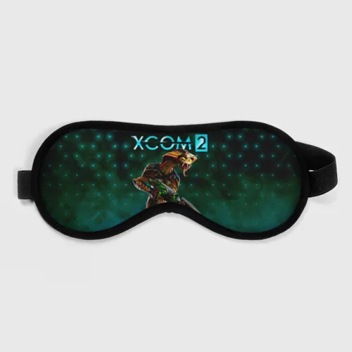 Маска для сна 3D XCOM ИКС КОМ рептилия |