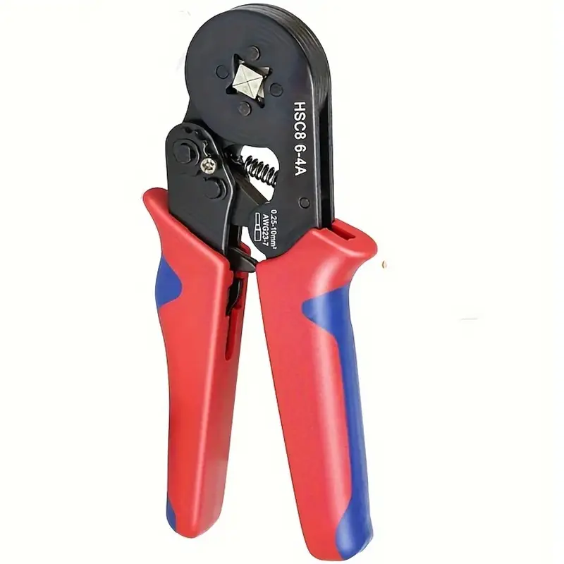 Crimper Plier HSC8 6-4 0.25-10mm ² 23-7AWG For Ferrule Tubular Terminals Ferrule Crimping Clamp Set Wire Head Electrician Tool image 3