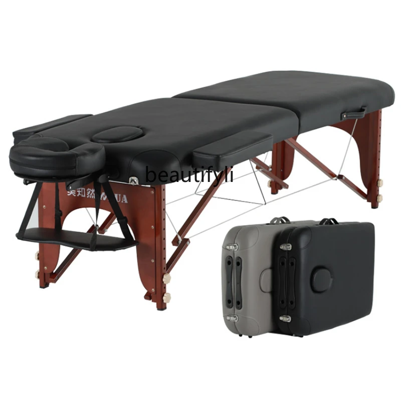 

Folding Massage Table Portable Portable Massage Therapy Moxibustion Facial Bed