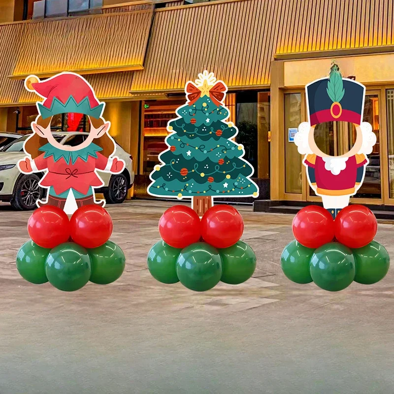 

Christmas Theme Shopping Mall Event Decoration Scene Atmosphere Layout Photo Props Photo Frame Column Decoration