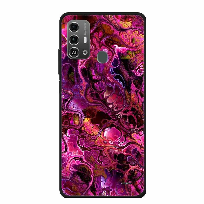 Lovely Soft TPU Painted Cat Silicone Cover - Protective Phone Case Accessory