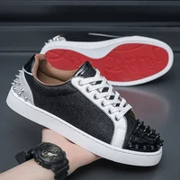Fashion Men's Casual Shoes Leather Board Shoes for Men High Quality Classic Comfortable Breathable Male Leisure Shoes 2024 New 2