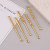 Ear Pick Ear Curette Cleaner Earwax Removal Cleaning Tools Brass Ear Spoon Portable Ear Cleaner Curette Multiple Design 3