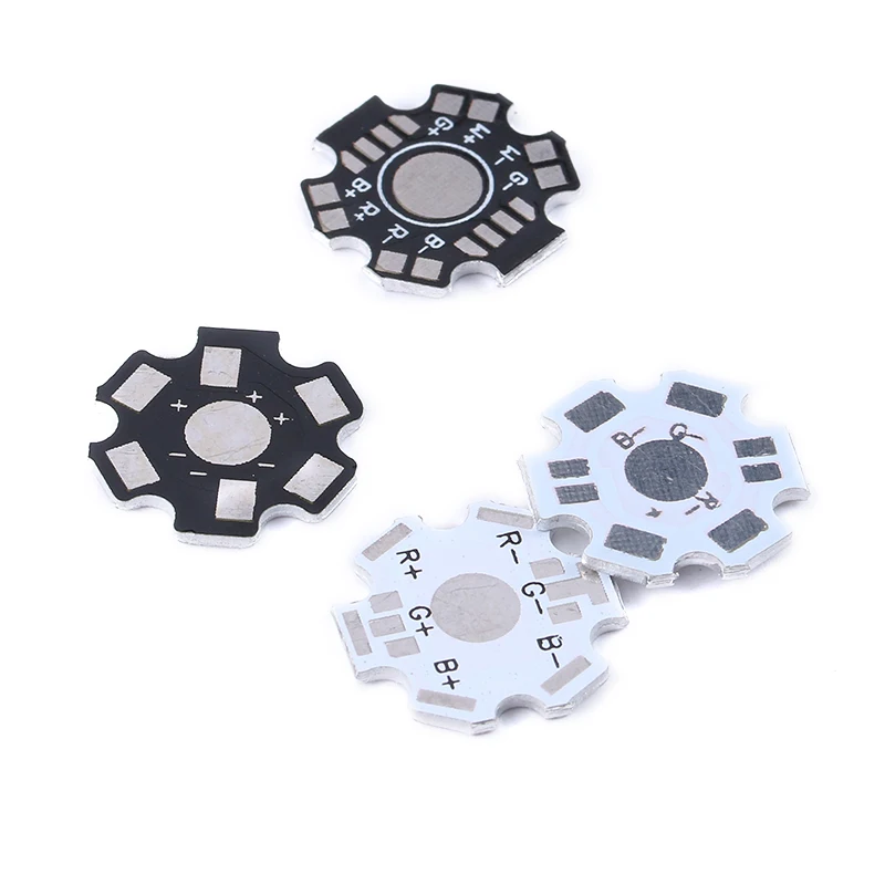 10PCS Aluminum Lamp RGB Base Plate PCB Board Heatsink Radiator Substrate 20mm Star DIY Cooler for High Power Watt LED 1W 3W 5W