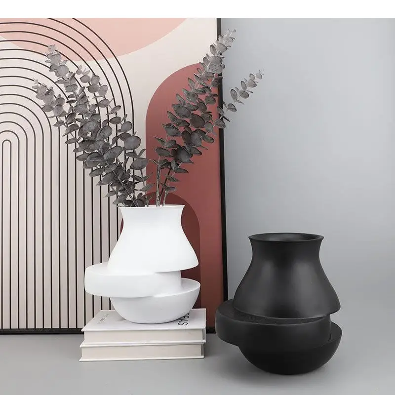 

Creative Cascade Vase Resin Crafts Desk Decoration Ornaments Artificial Flowers Decorative Floral Arrangement Flower Vases