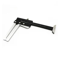 Car Wheel Brake Disc Gauge Ruler Stainless Steel Brake Disc Thickness Wear Depth Clamping Caliper Fixed Measurement Tool 1