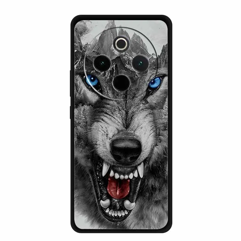 Cartoon Animals TPU Silicone Phone Case & Bumper Cover - Soft Shell