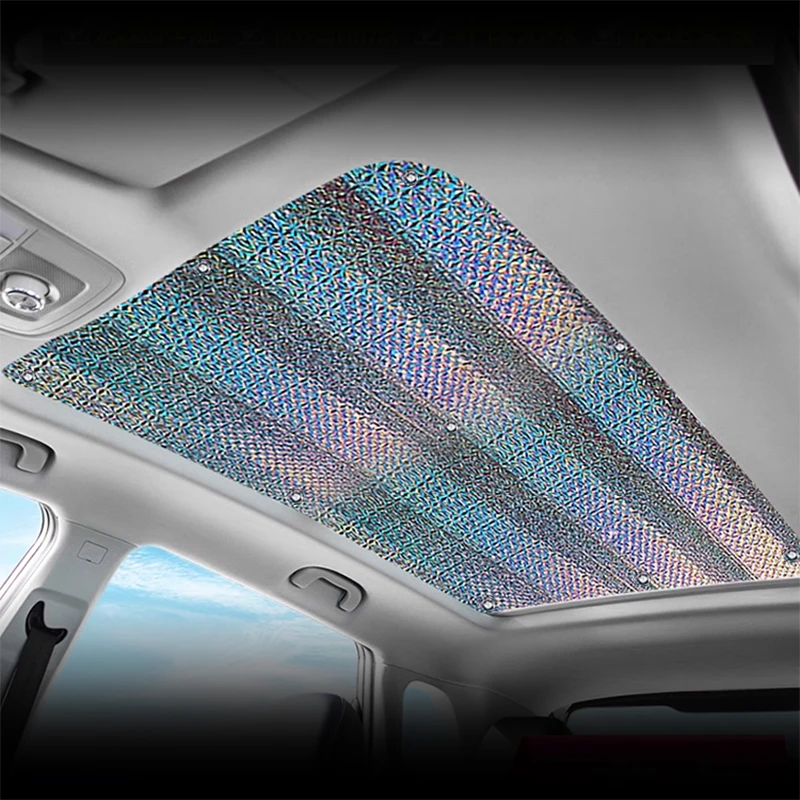 Car Electrostatic Adsorption Sunroof Sunshade Fit For Porsche Taycan  2019-2023 Heat Insulation Skylight Sticker Auto Accessories - AliExpress