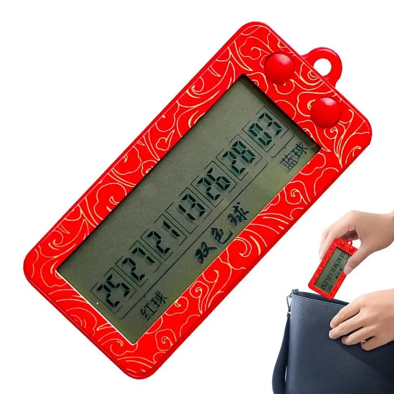 

Portable Ai Picker Lottery Machine Kid Toys Fortunate Picker With Lanyard Lucky Travel Electric Lottery New Concept Dice Toy