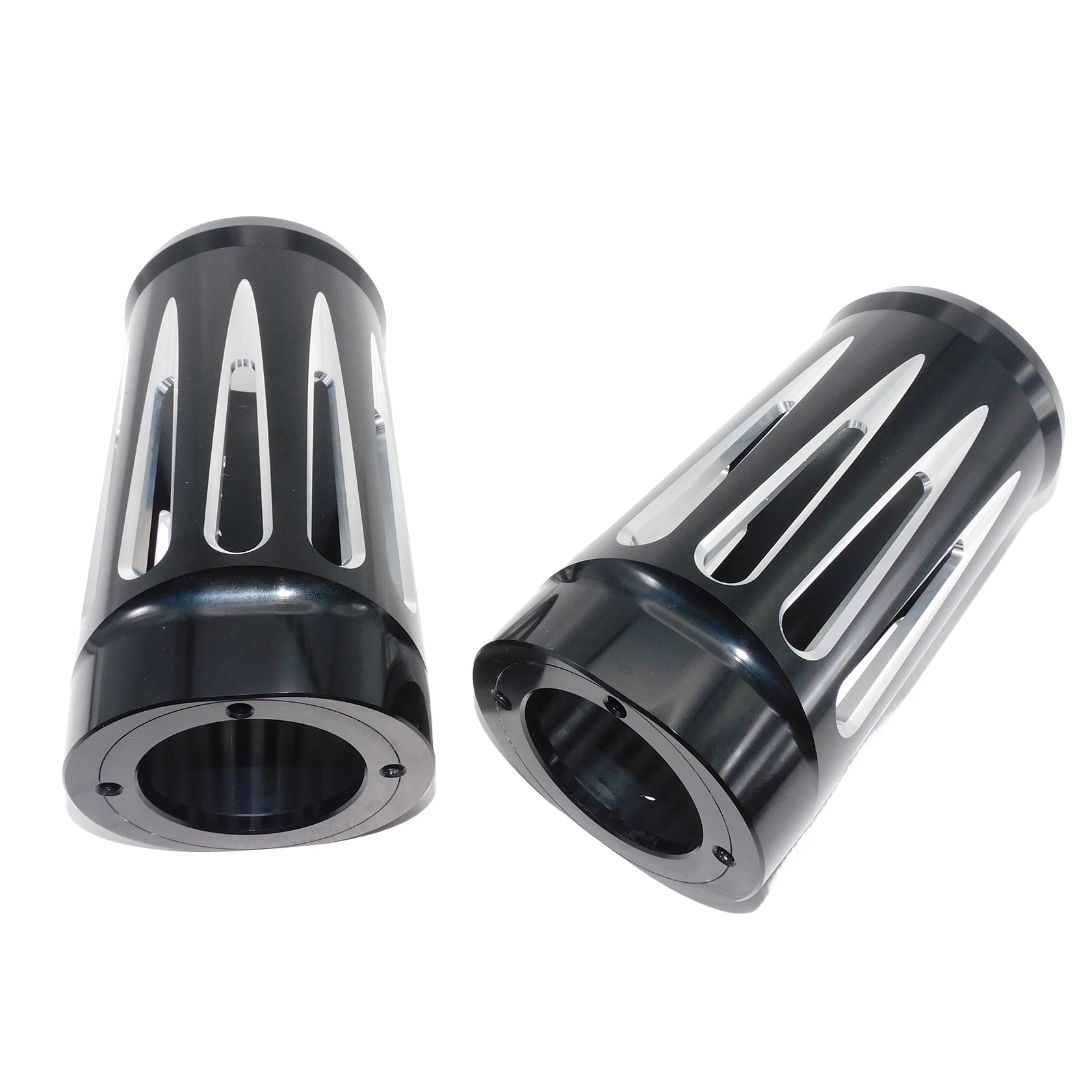 Street Glide Cover Black Front Fork Boot Slider Covers For Harley