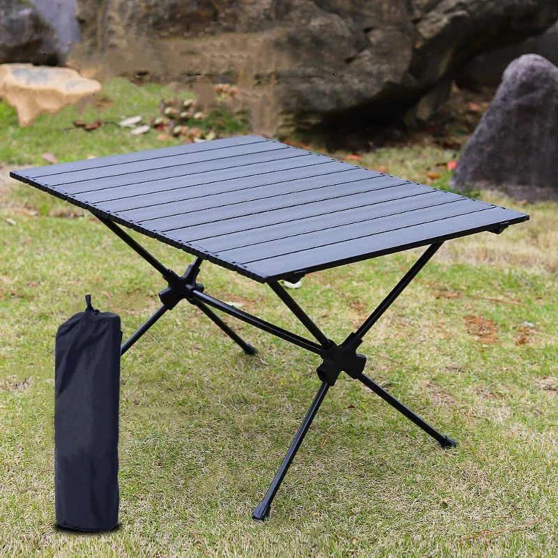 Outdoor Draagbare Aluminium Opvouwbare Tafel Verstelbare Camping Tafel Voor Tuin Strand Picknick Bbq Uitje|Camping Tafels| AliExpress