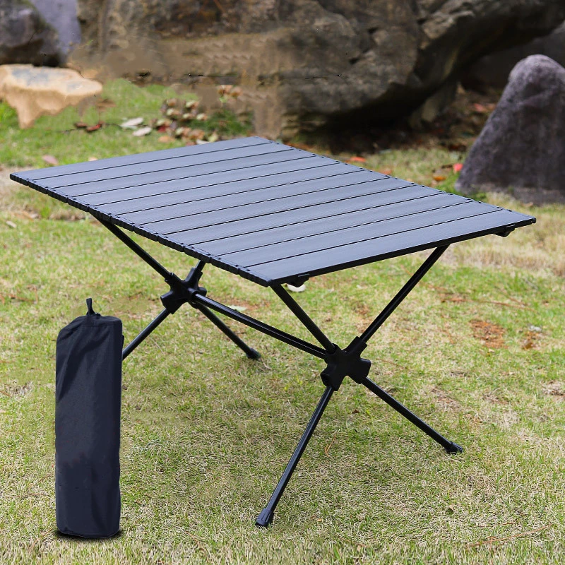 Outdoor Klaptafel Draagbare Aluminium Opvouwbare Tafel Hoogte Verstelbare Camping Tafel Voor Tuin Strand Picknick Bbq Uitje|Camping Tafels| AliExpress