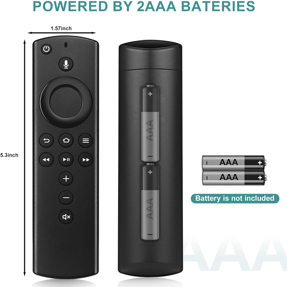 交換用音声リモコン (第 2 世代) L5B83H 電源および音量コントロール