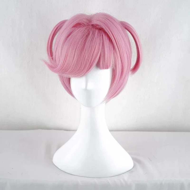 

Парик для косплея по мотивам игры DDLC Doki Literature Club Natsuki, розовые короткие парики для женщин и мужчин