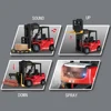 1/24 Car Model Alloy Light Music Spray Remote Control Forklift 11 Channel Engineering Car Remote Control Crane Boys Kids Toys 6