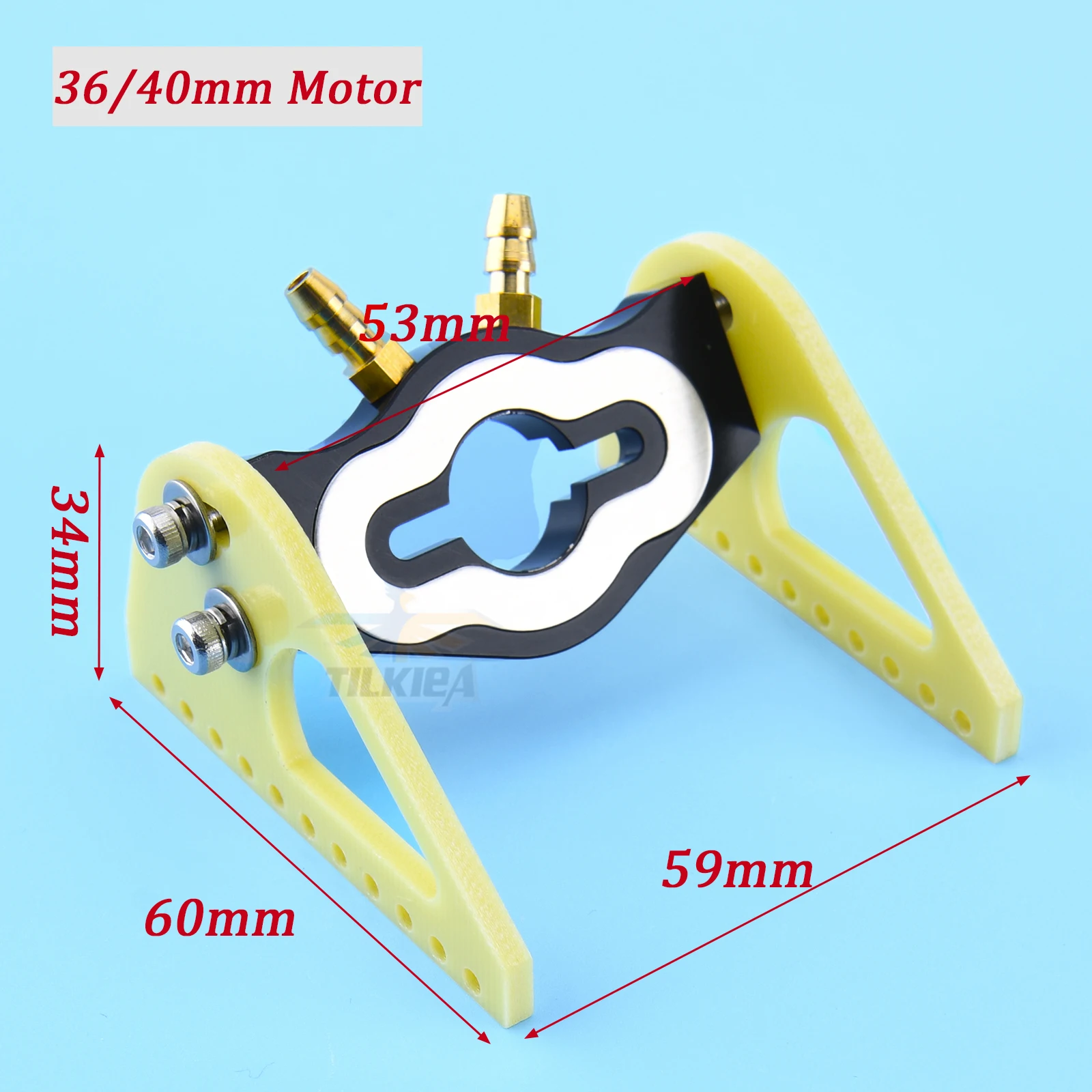 Support De Moteur Watercool En Métal Pour Bateau RC - Compatible Moteur Sans Balais 28mm 29mm 36mm 40mm