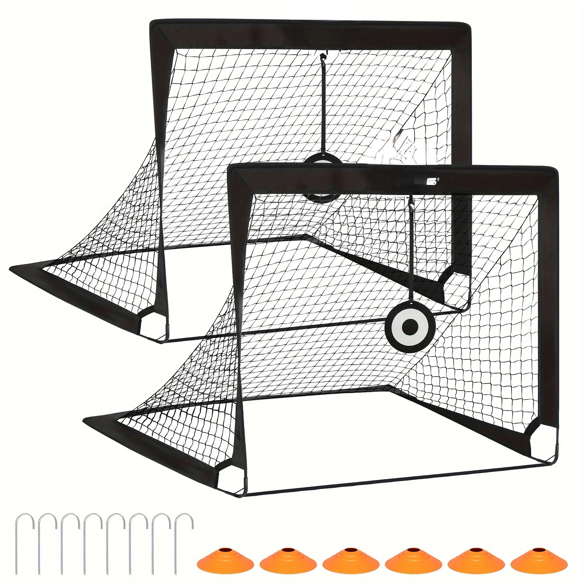 kids-soccer-goal-set-of-2-portable-soccer-nets-with-targets-and-training-cones-for-garden-park-beach-fiberglass-rods-footba