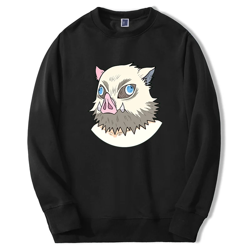 

Demon Slayer Anime Hoodies Mens Sweatshirts Tanjirou Mangas Graphic Sweatshirt Harajuku Oversize Crewneck Clothes Moletom