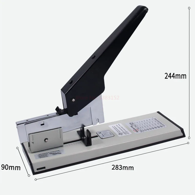 Huapuda Large Capacity Paper Binding Stapler Heavy Duty Stapler Bookbinding Stapling Staples Hand Operated Stapler 100/200 Sheet