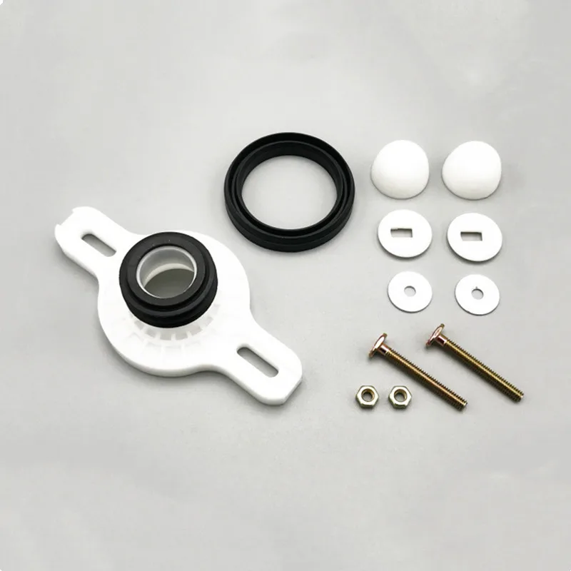 Urinal Water Pipe Connection Piece Toilet Ring Horse Head Flange Screws Closestool Mounting Fittings for Bathroom Accessories