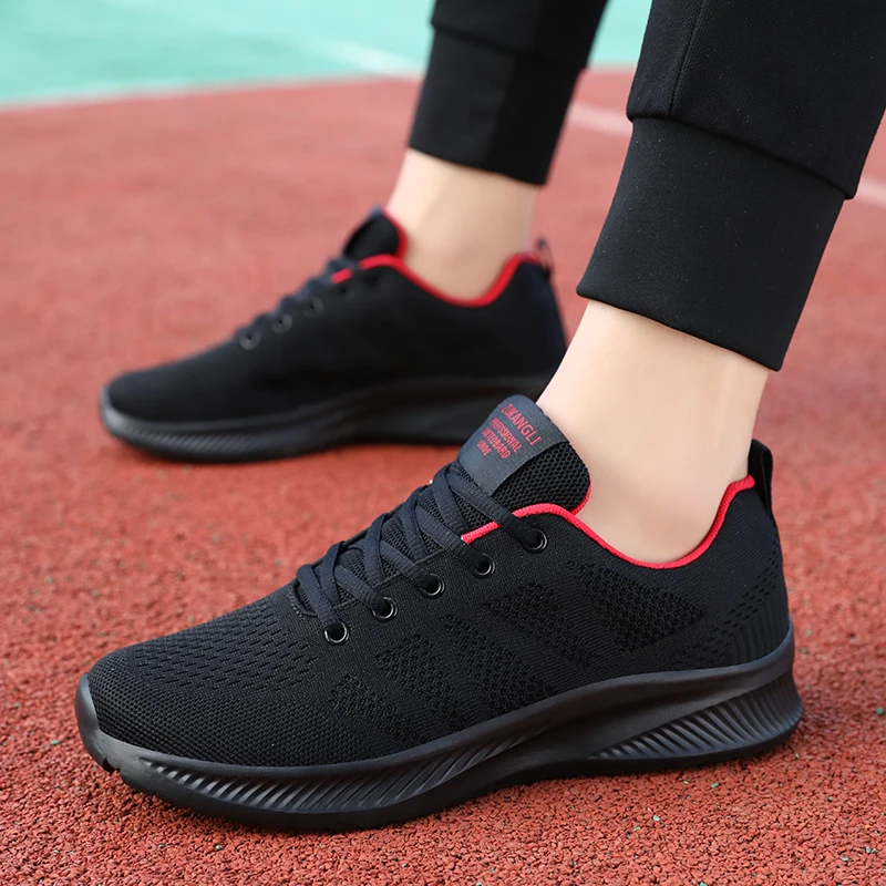 Men's Summer Lightweight Mesh Running Sneakers - Outdoor Sport and Fitness Shoes