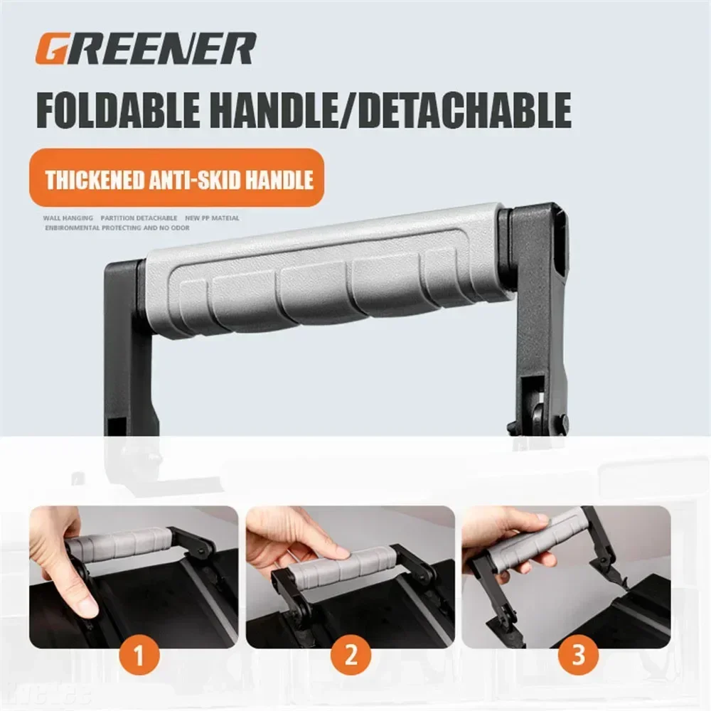 Multi-grid Drawer Toolbox Professional Tool Box Organizer Parts for Mechanics Suitcase Screws Accessories Accessories Plastic 2
