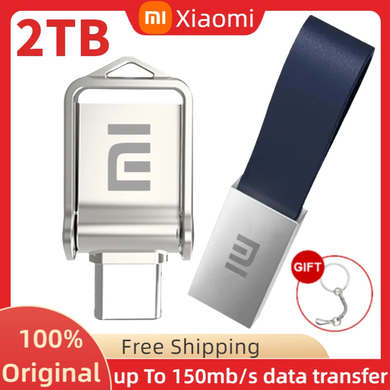 Xiaomi 2Tb 1Tb Chiavette Usb Pen Drive 512Gb Usb 3.0 Memory Stick Pendrive In Metallo 512G 256Gb Chiavetta Usb Per Dati Di Archiviazione Di Backup