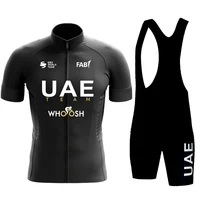 NEW 2025 UAE Cycling Jersey Set Summer Short Sleeve Breathable Men's MTB Bike Cycling Clothing Uniform Suit 1