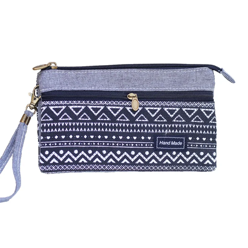 Women's Cotton Long Organizer Wallet, Ladies Coin Purse, Female Clutch, Small Phone Pouch, Money Bag for Children Kids Girls, coin purse, women wallet, coin purse wallet, zipper wallets, women purse, women coin purse