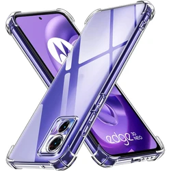 Clear Shockproof TPU Silicone Phone Case - Ultra Protective and Durable for Moto Edge 30 Neo