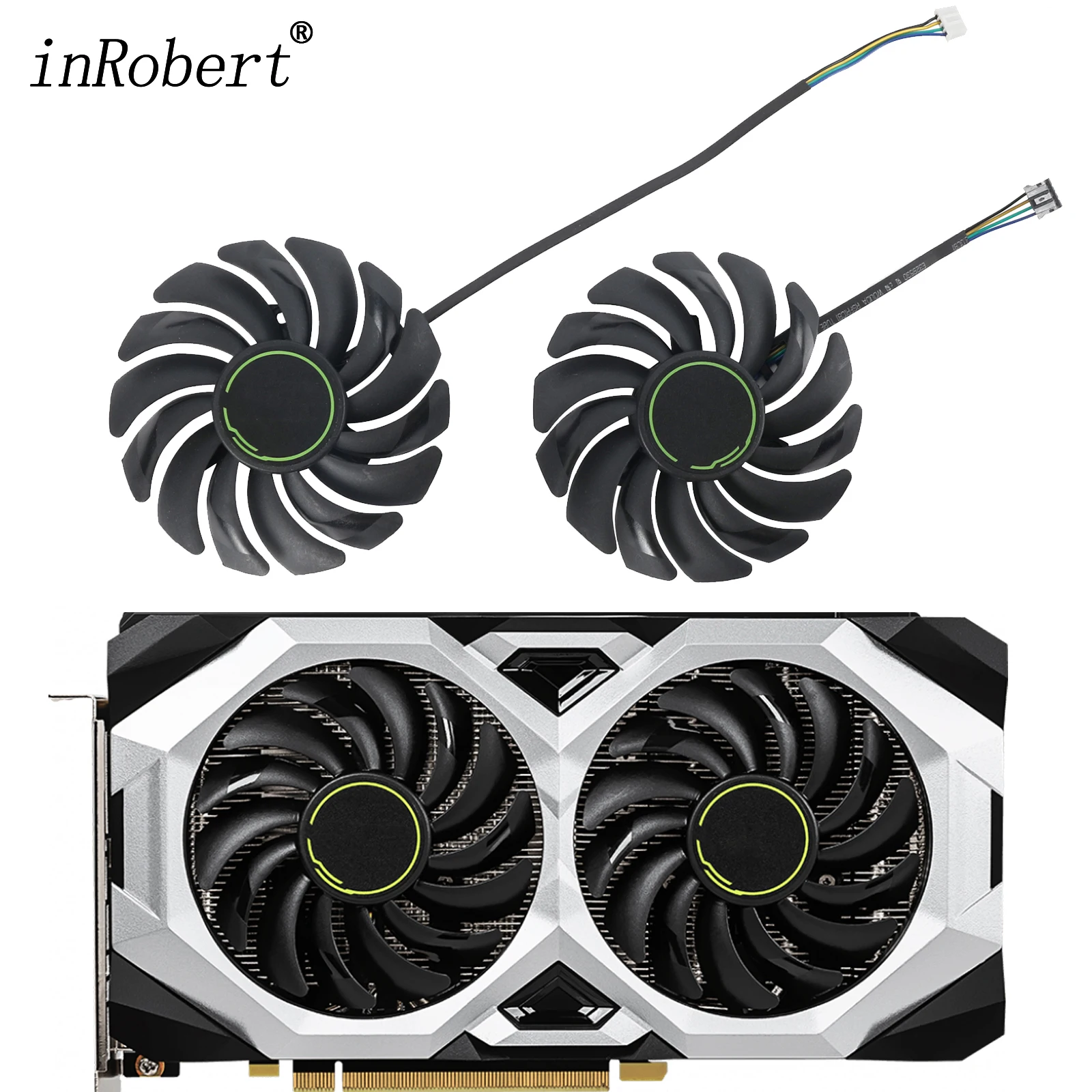 Ventola Di Raffreddamento Muslimex Da 87Mm Per Ventola Della Scheda Grafica Msi Geforce Rtx 2060 2070 2080 Super Ventus Xs Oc