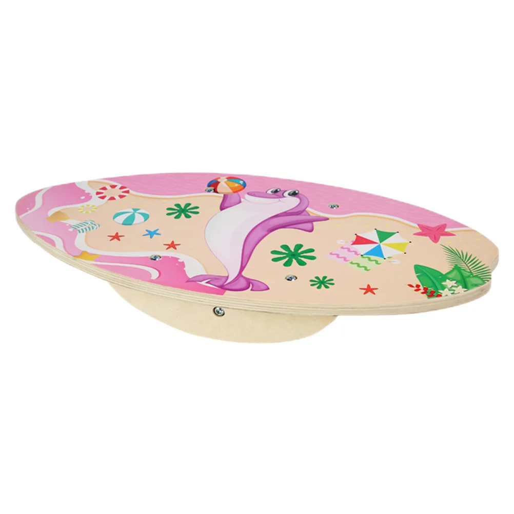 

Children's Play Balance Board Wooden Kids Plaything Sensory Training Toy Seesaw Portable Beam Puzzle Toys Basquetball Stones