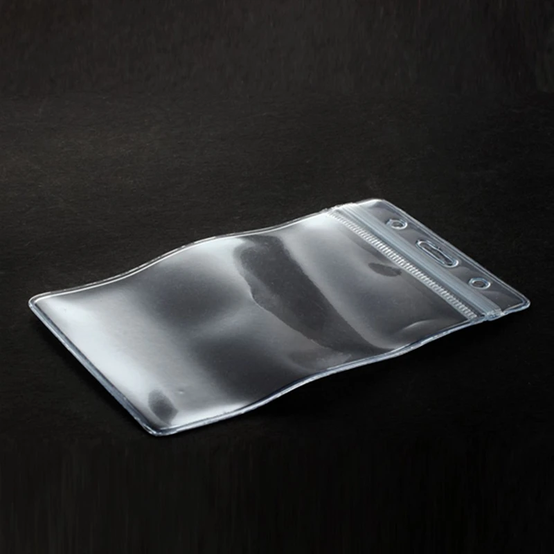 50 Pcs �и� �ö�ƽ ���� �̸� �±� ���� ID ī�� ������ �� 20 Pcs �ö�ƽ ID ī�� �̸� �±� Ȧ�� ���� ��Ʈ�� Ŭ�� ��� Cle