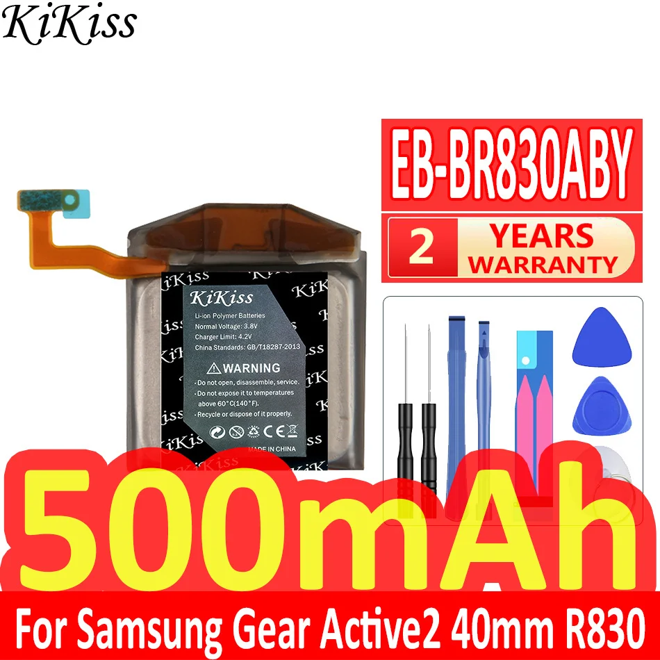 Batteria Per Samsung Gear 1 Sm-V700/Active2 40Mm/Active Sm-R500/S2 Classic/Sport/S2 3G Versione Sm-R730T Sm-R735T Batteria + Strumenti