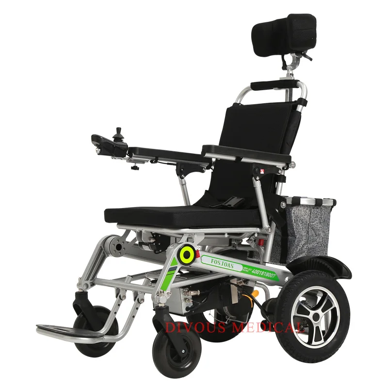 Duty Model Folding Automatic Electric Wheelchair Foldable Nursing Wheel Chair Mobility Aids for the Elderly