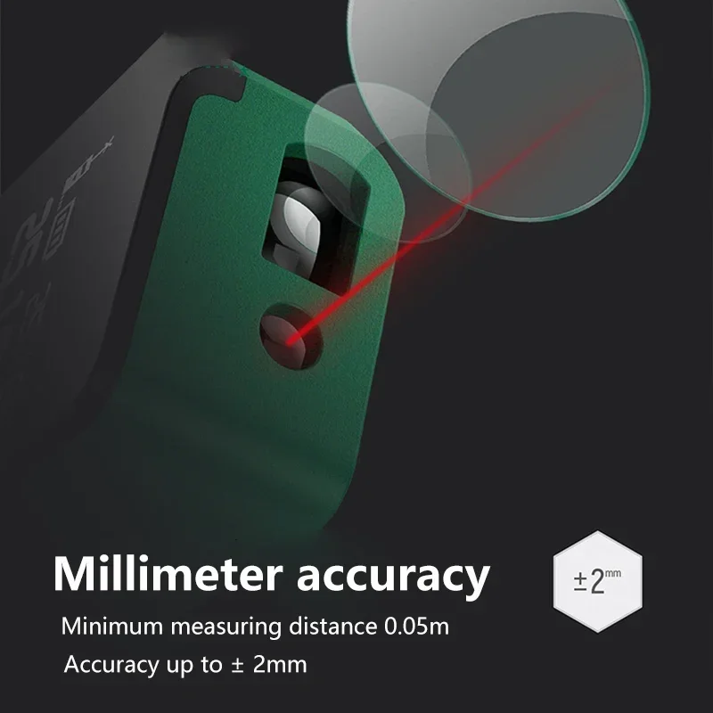 

Лазерный ручной дальномер, умный мини-дальномер с зарядкой, цифровой Интеллектуальный перезаряжаемый телефон
